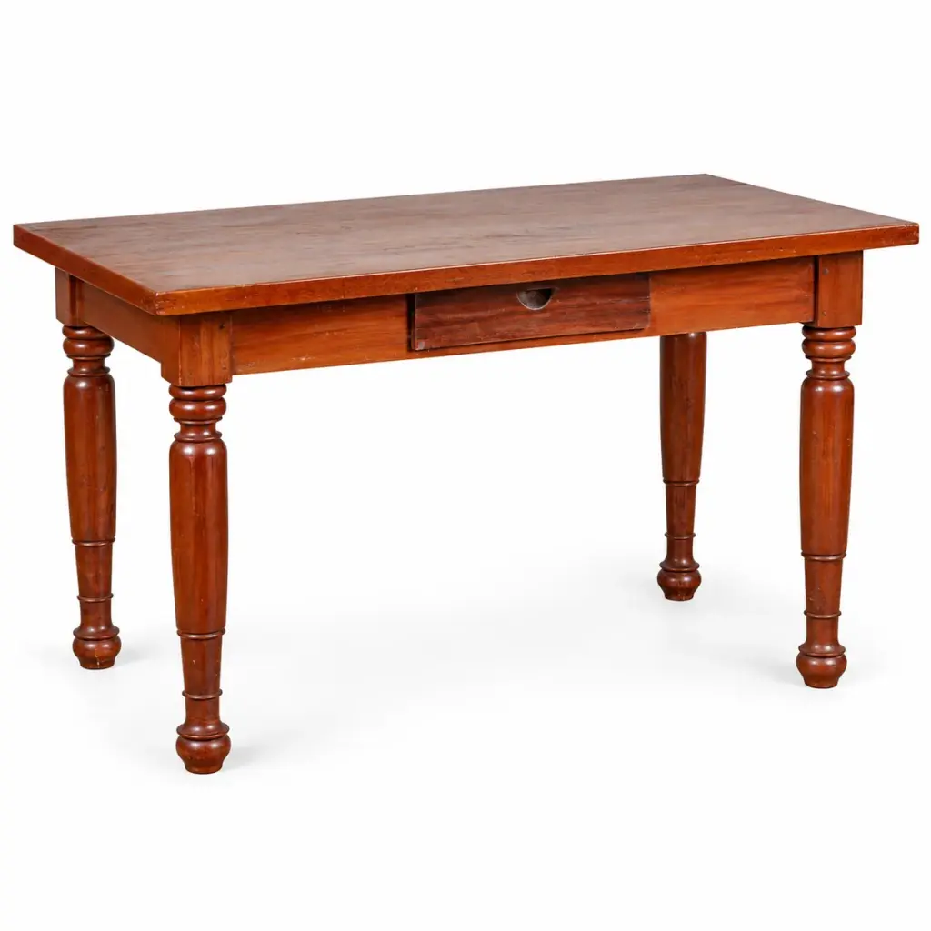 Turned-Leg Writing Table — photo 2