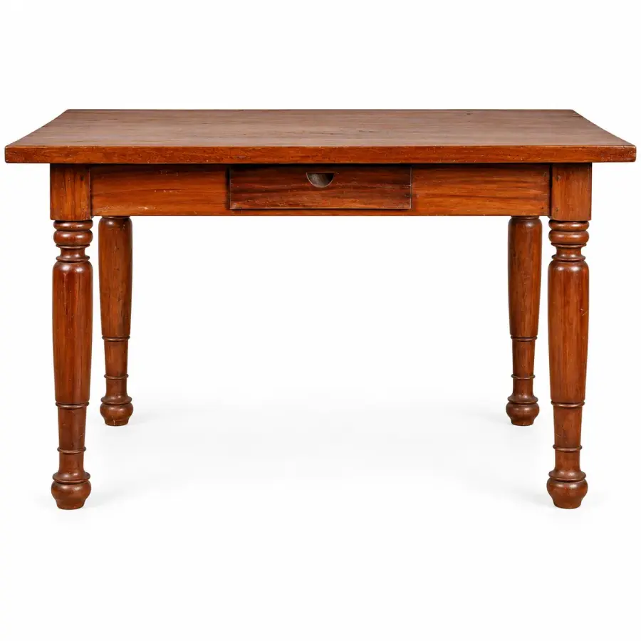 Turned-Leg Writing Table