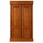 Two-Door Teak Almirah – solid teak, Teakwood Factory