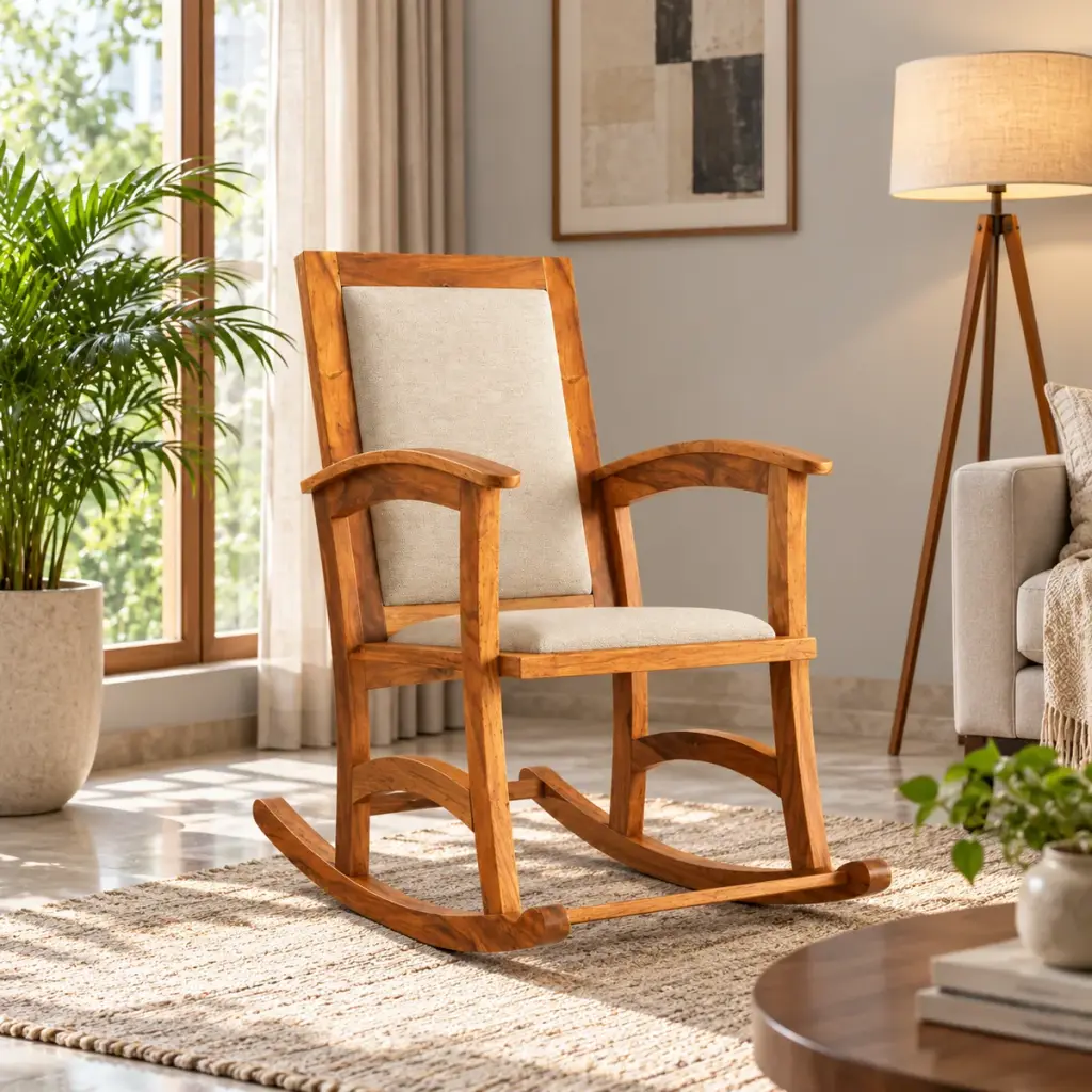 Upholstered Frame Rocker — photo 3