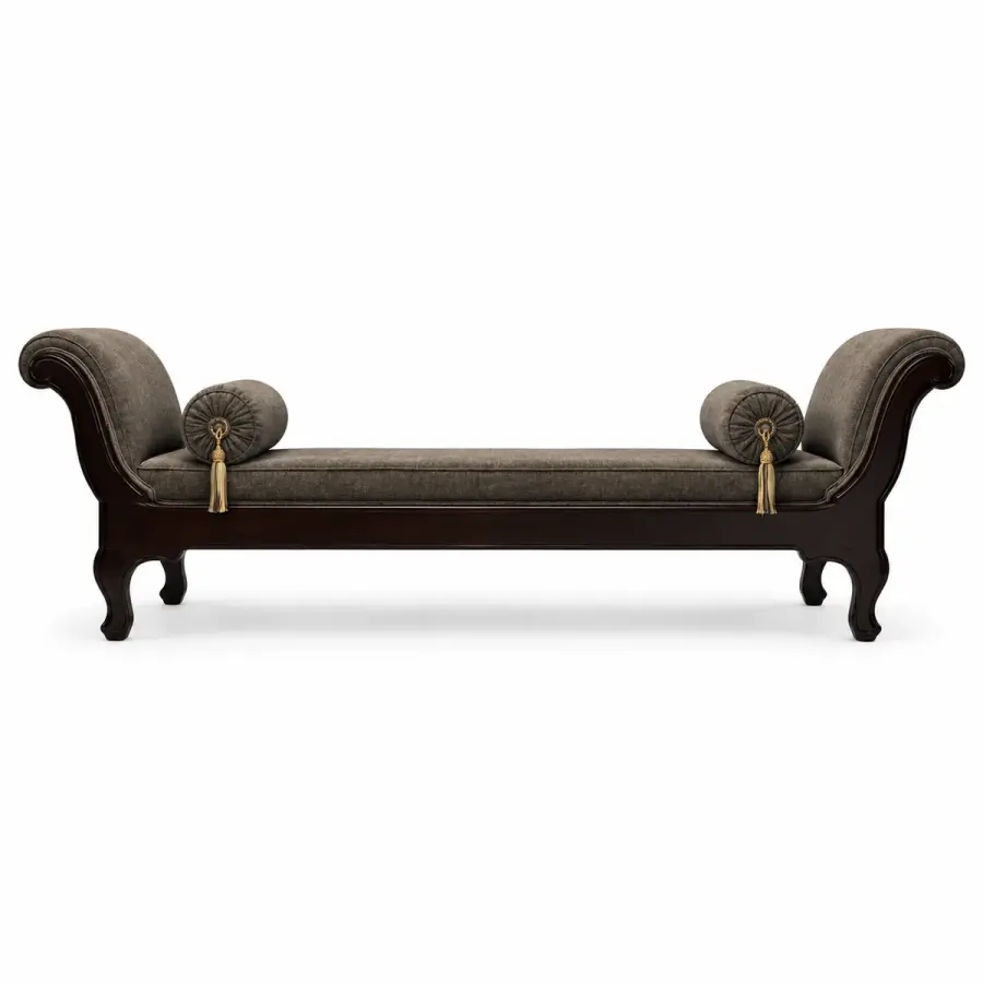 Velvet Diwan Bench