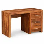 Waterfall Study Desk – solid teak, Teakwood Factory