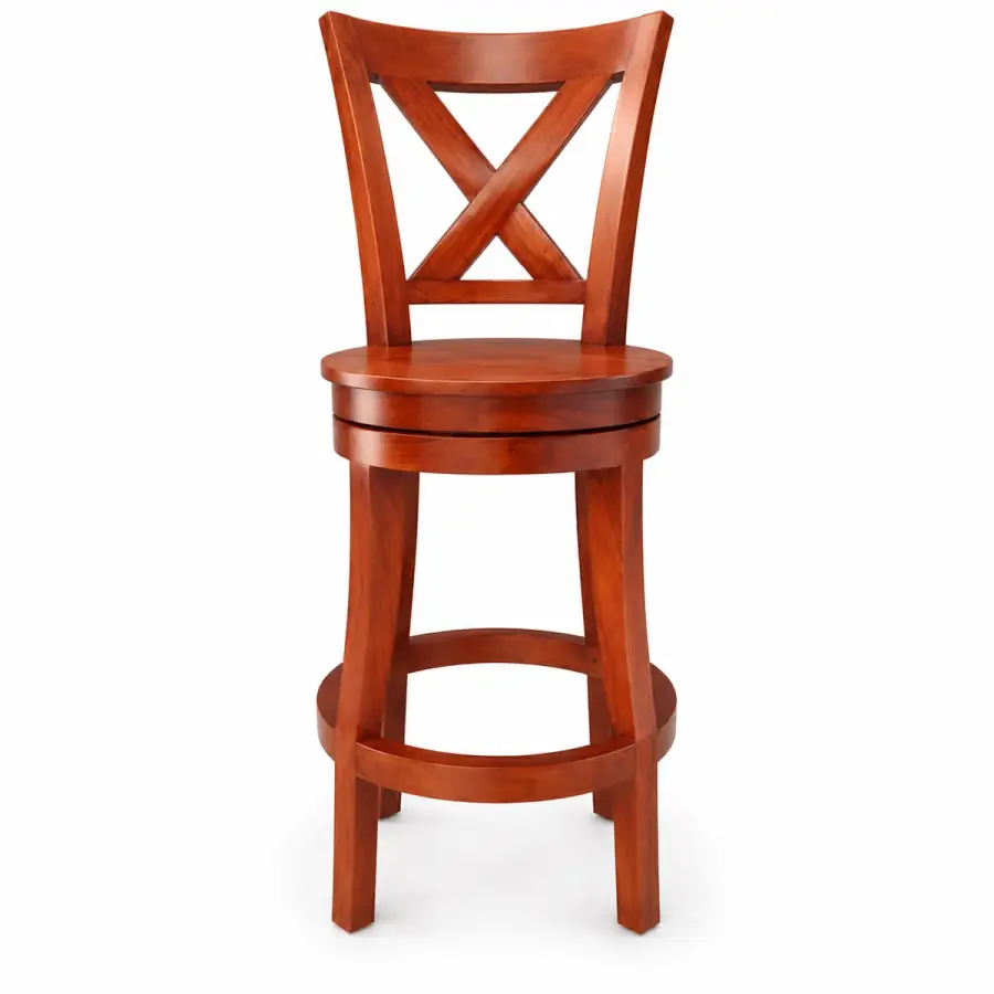 X-Back Swivel Bar Stool